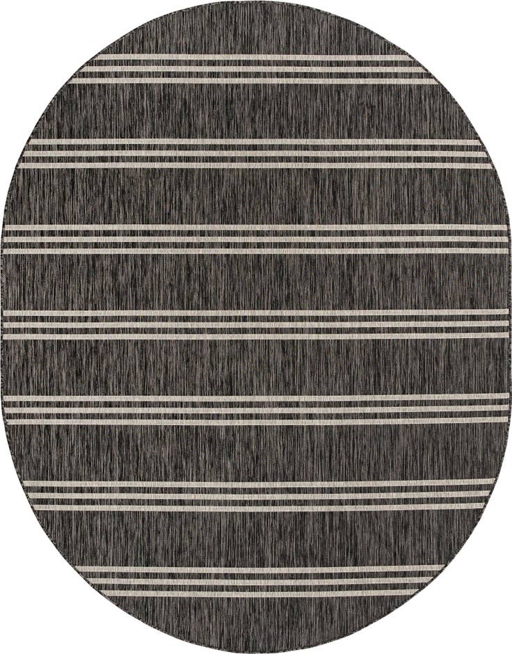 Detail image of 7' 10 x 10' Easy-Clean Jill Zarin Anguilla Indoor / Outdoor Oval Rug