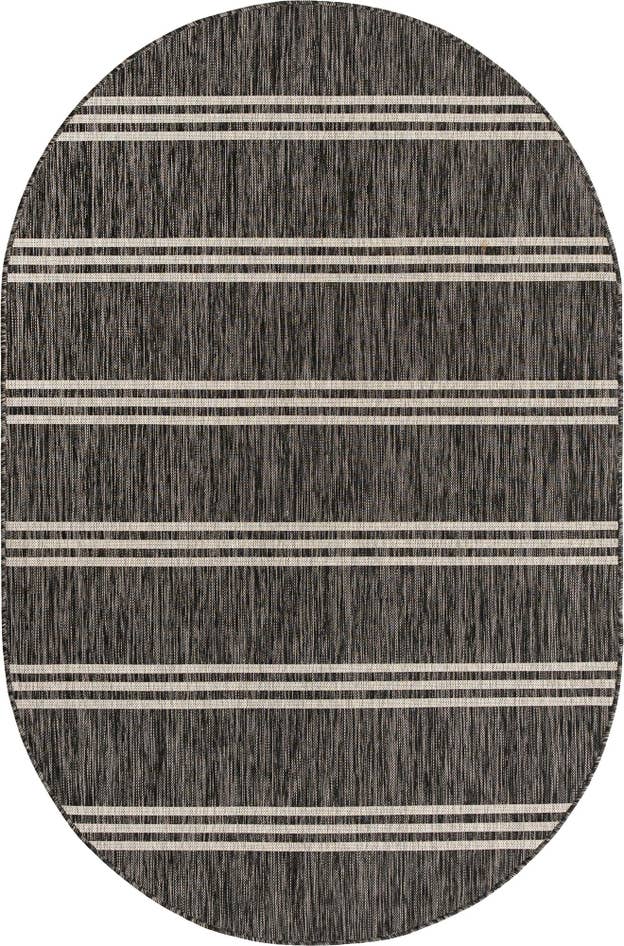 Detail image of 5' 3 x 8' Easy-Clean Jill Zarin Anguilla Indoor / Outdoor Oval Rug