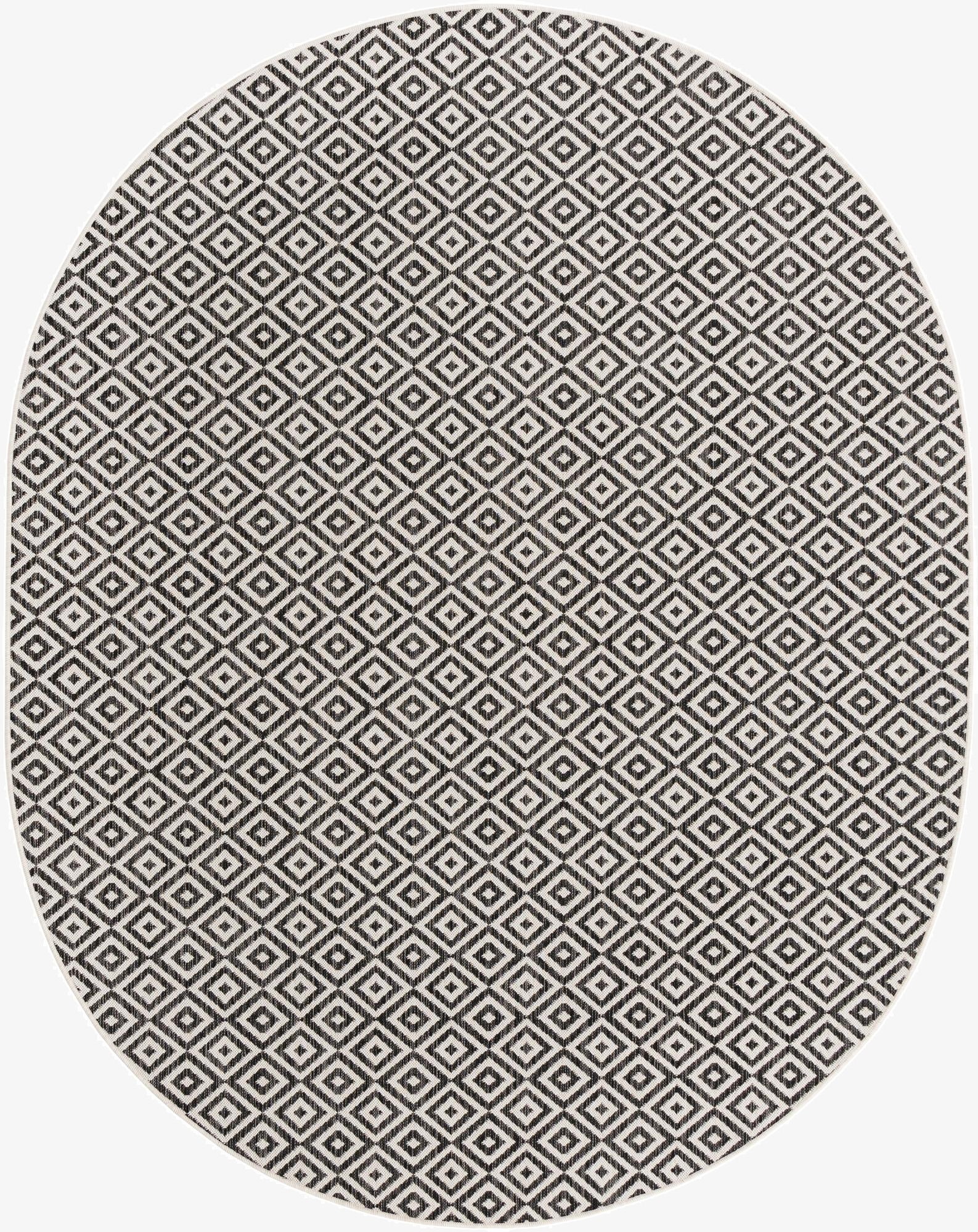 240cm x 305cm  Washable Jill Zarin Costa Rica Indoor / Outdoor Óvalo Alfombra