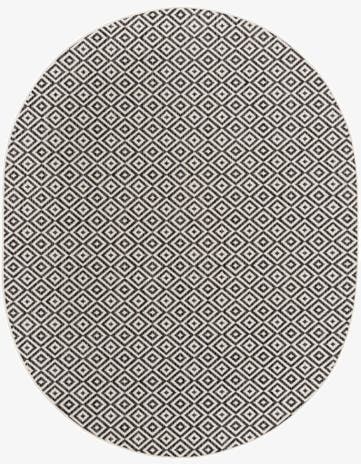 7' 10 x 10' Easy-Clean Jill Zarin Costa Rica Indoor / Outdoor Oval Rug