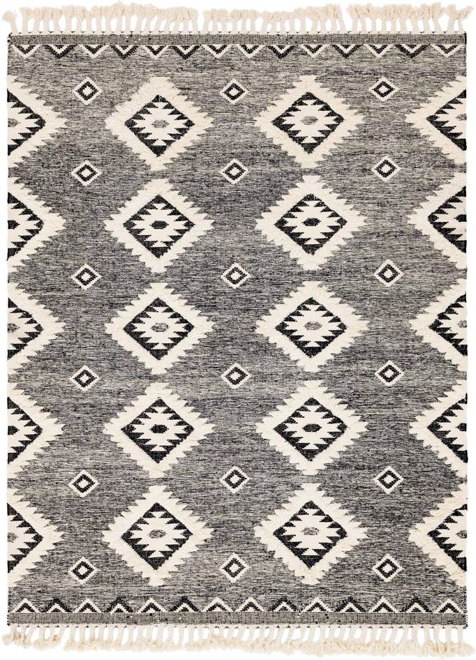 Detailansicht von 275cm x 370cm Handgewebt Arizona Wolle Teppich