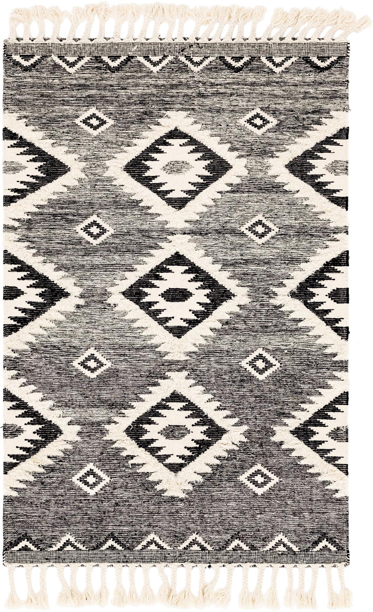 5' 1 x 8' Hand Woven Arizona Wool Rug