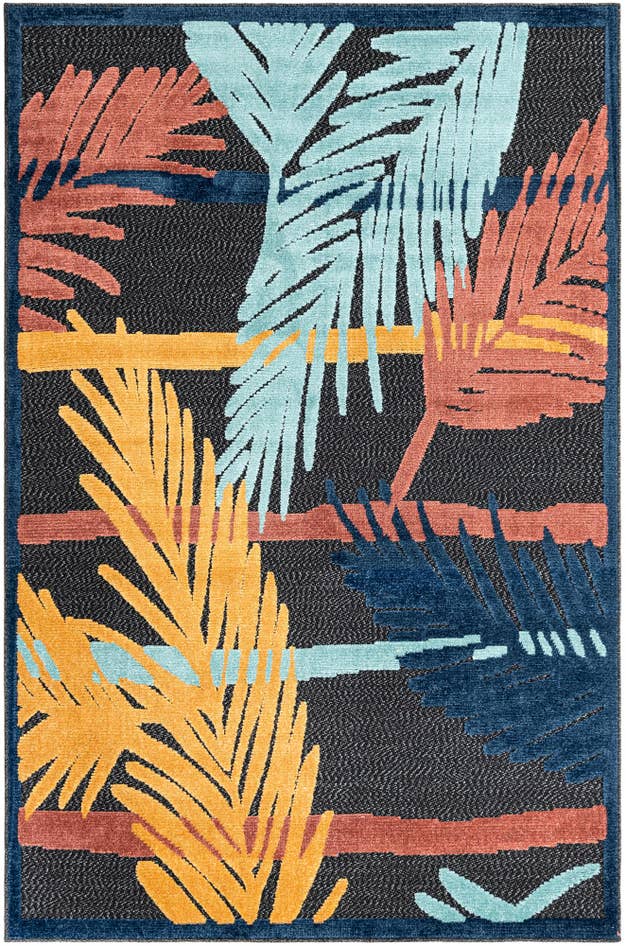 Detail image of 5' 3 x 8' Easy-Clean Belize Indoor / Outdoor Rug