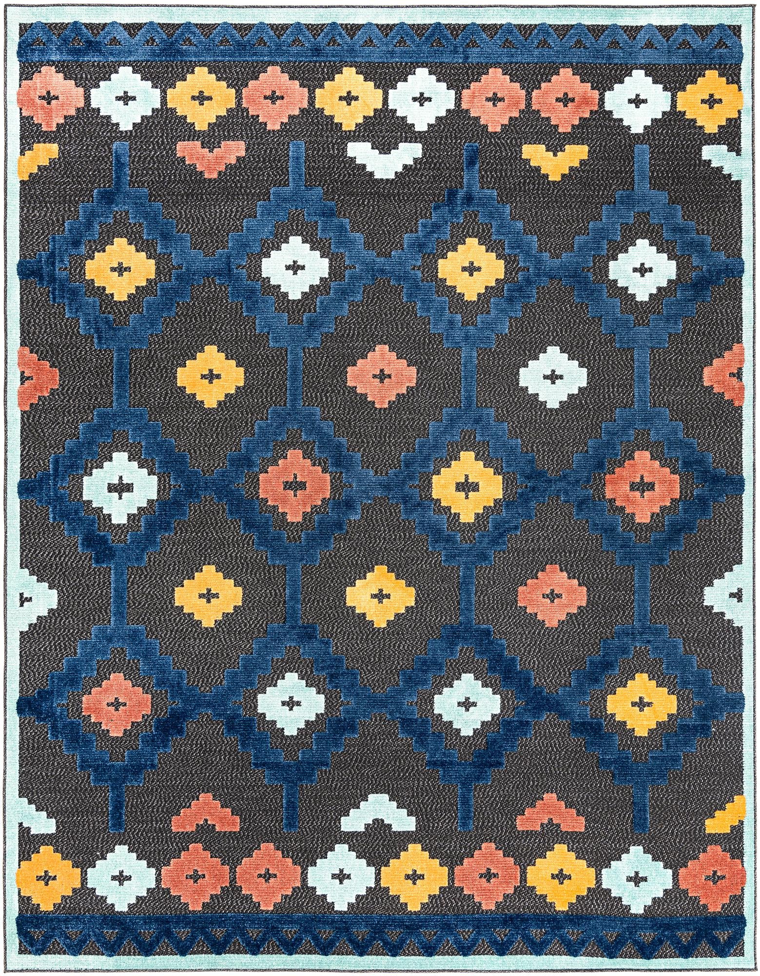 7' 10 x 10' Easy-Clean Belize Indoor / Outdoor Rug