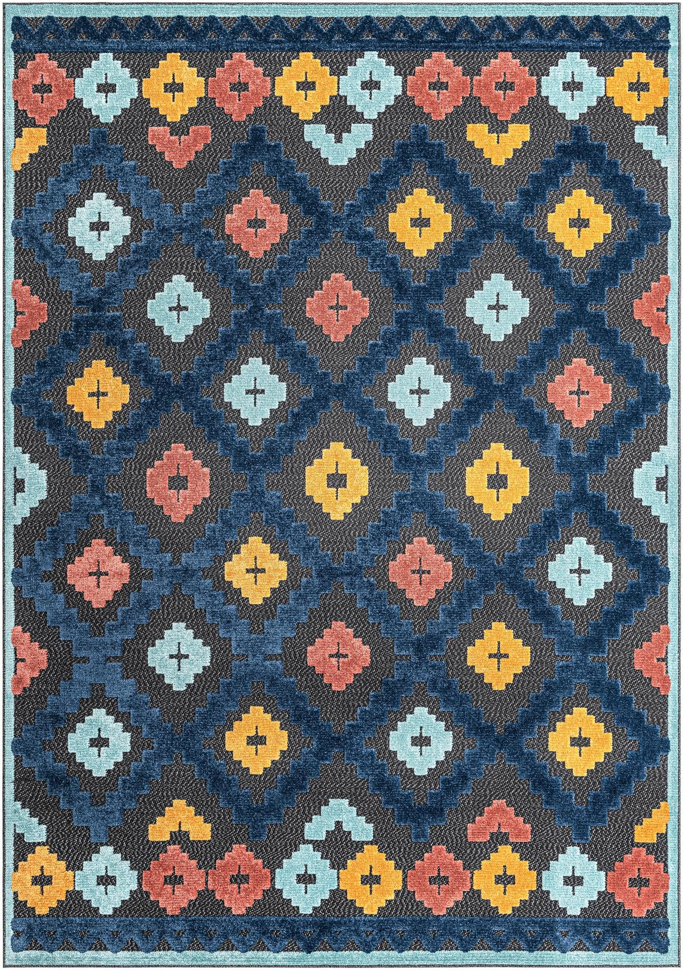 7' x 10' Easy-Clean Belize Indoor / Outdoor Rug