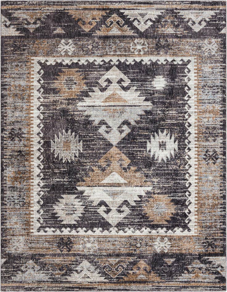 Detail image of 7' 10 x 10' Eco Southwestern Rug