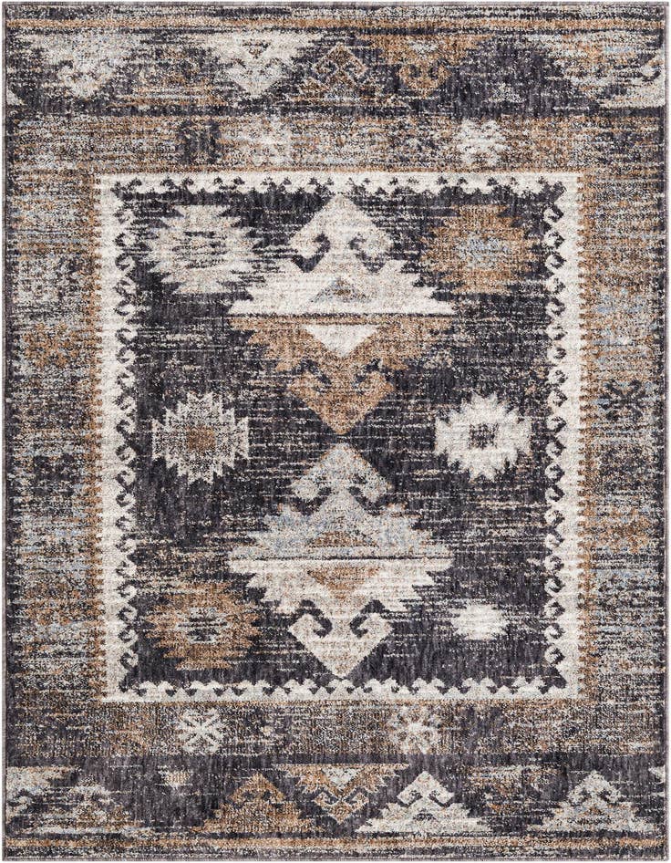 Detail image of 4' x 6' Eco Southwestern Rug