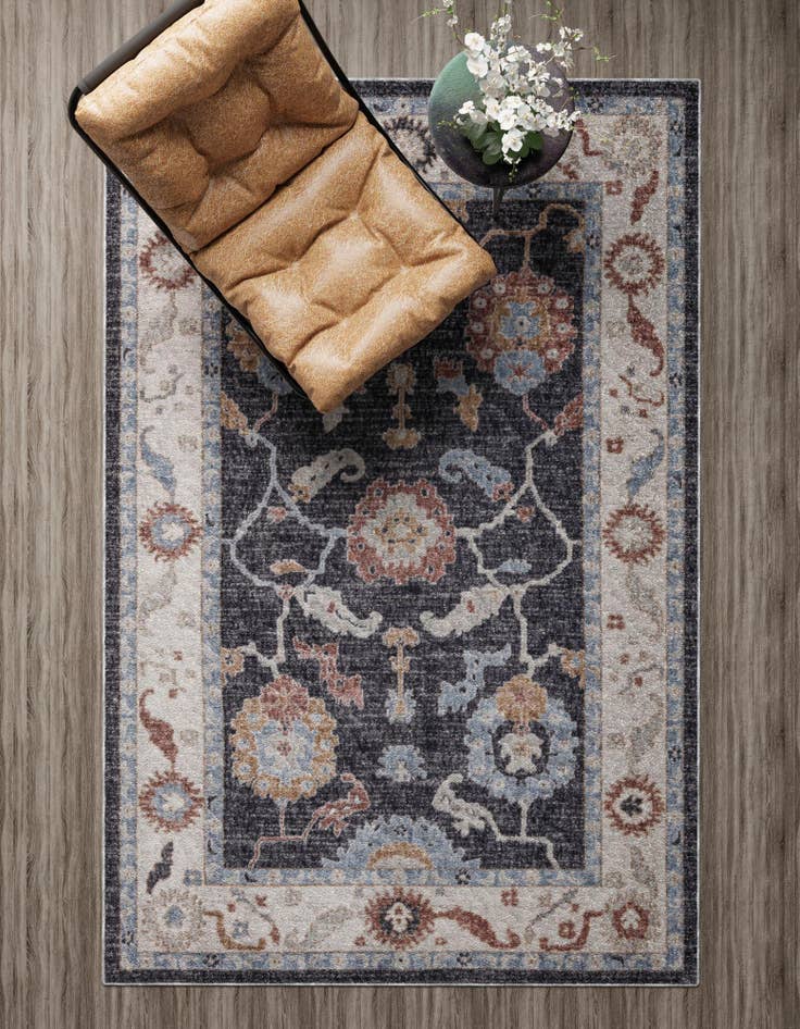 Detail image of 5' 3 x 8' Eco Traditional Rug