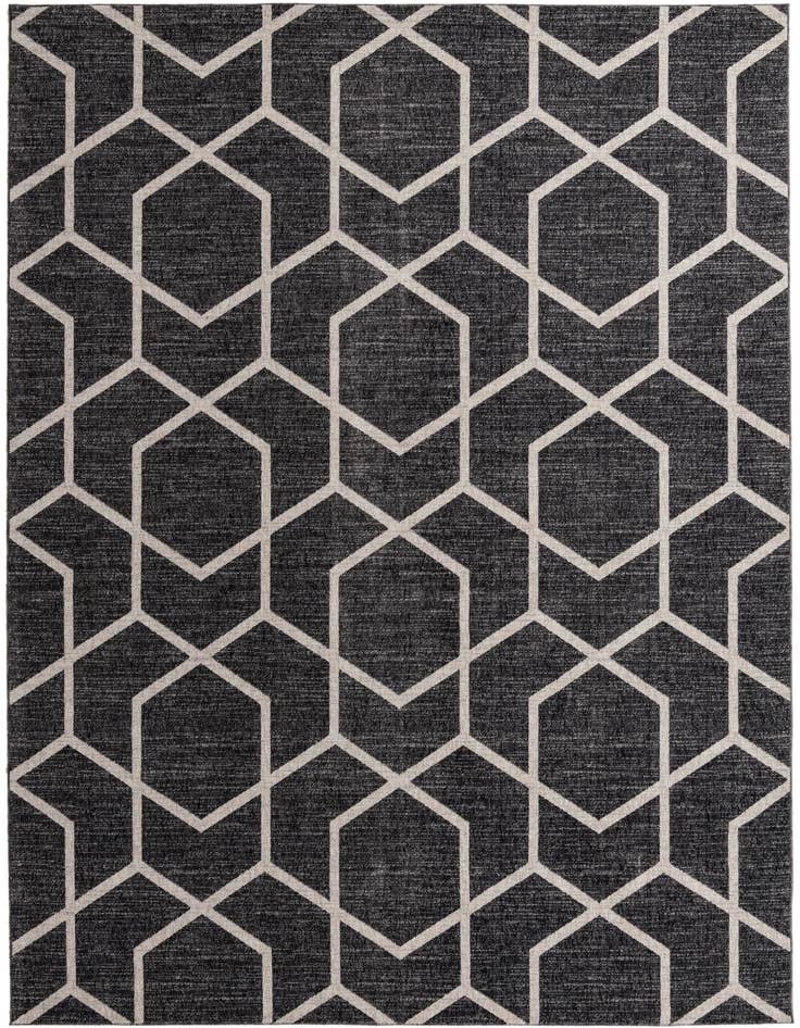 Detail image of 10' x 13' Eco Trellis Rug