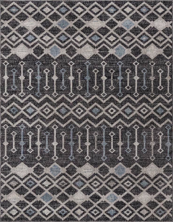 Detail image of 5' 3 x 8' Eco Trellis Rug