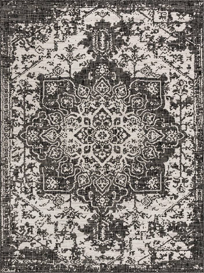 Detail image of 9' x 12' Easy-Clean Jill Zarin Dubai Indoor / Outdoor Rug