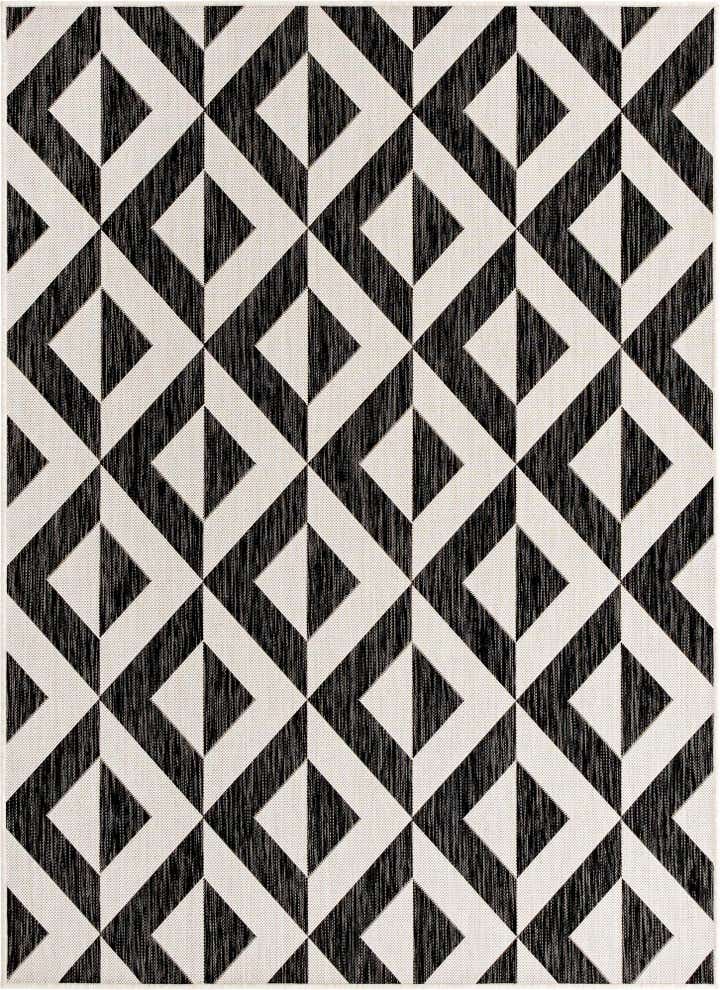 5' 3 x 8' Easy-Clean Jill Zarin Napa Indoor / Outdoor Rug
