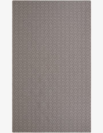 Charcoal Gray Easy-Clean Jill Zarin Indoor / Outdoor Rug
