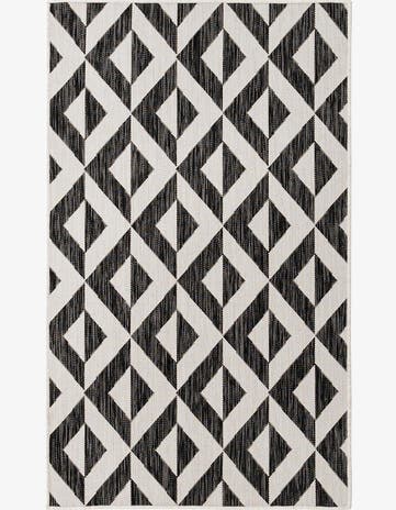 3' x 5' 3 Easy-Clean Jill Zarin Napa Indoor / Outdoor Rug