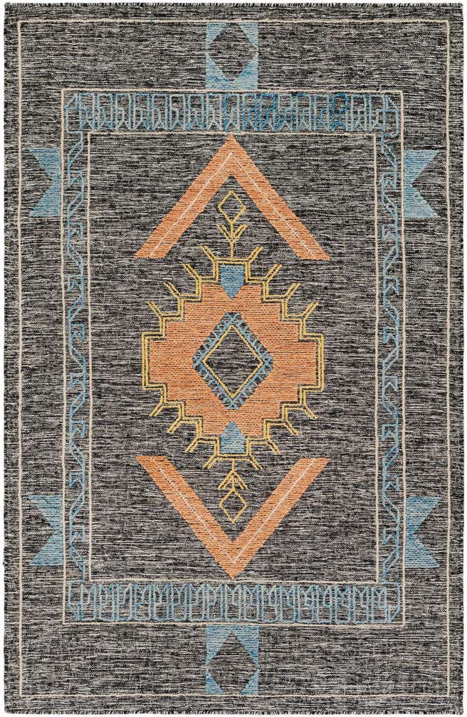 5' 1 x 8' Hand Woven Kilim Wool Rug