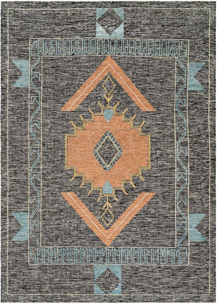 7' 10 x 10' Hand Woven Kilim Wool Rug
