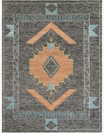 9' x 12' Hand Woven Kilim Wool Rug