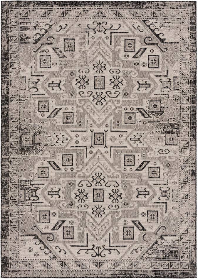 Detail image of 7' x 10' Easy-Clean Aztec Indoor / Outdoor Rug