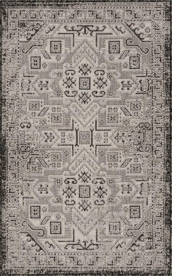 Detail image of 3' x 5' 3 Easy-Clean Aztec Indoor / Outdoor Rug