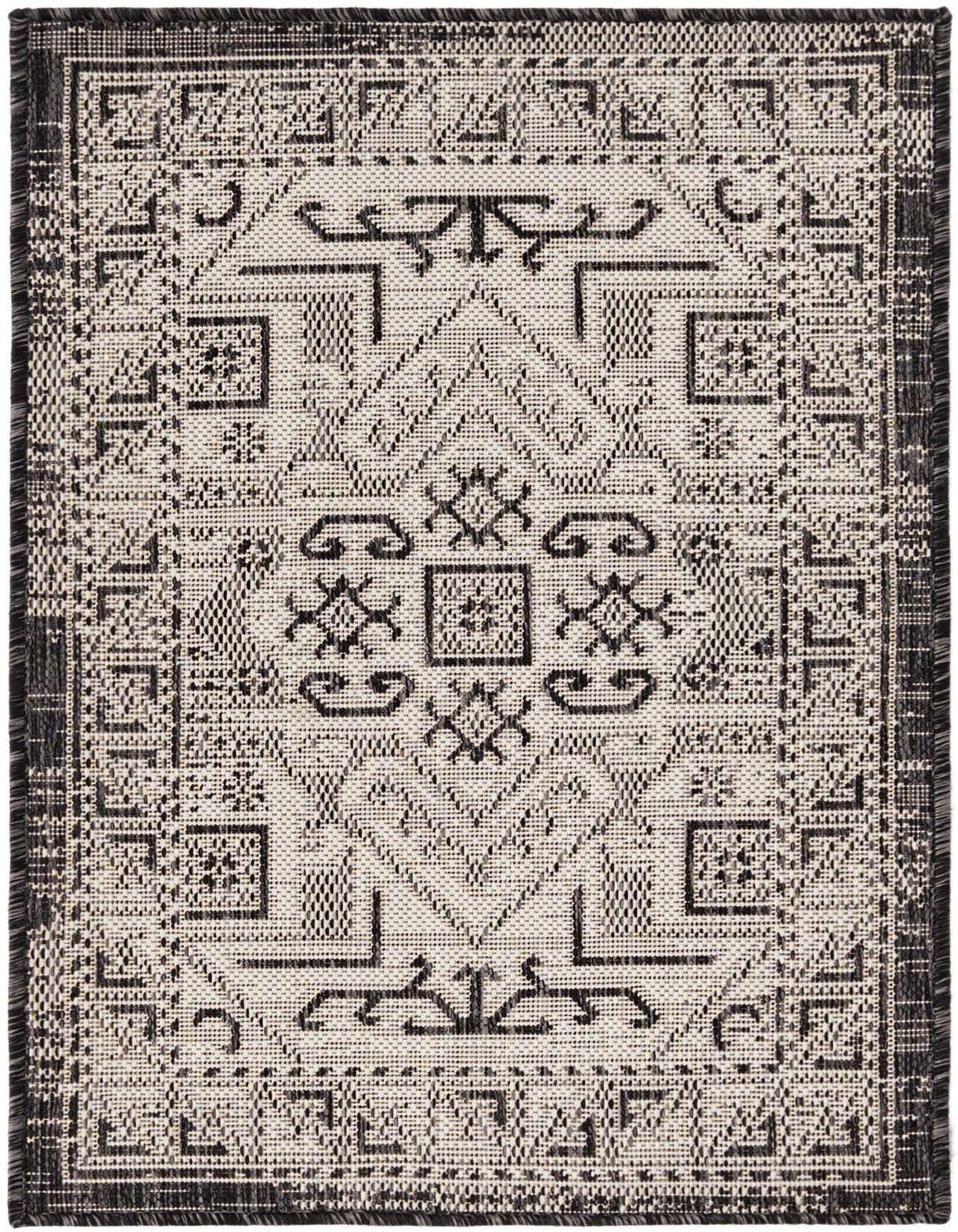 2' x 3' Easy-Clean Aztec Indoor / Outdoor Rug