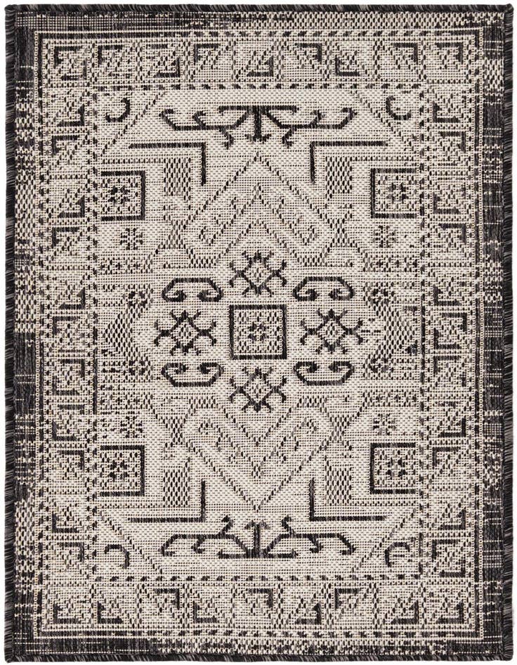Detail image of 2' x 3' Easy-Clean Aztec Indoor / Outdoor Rug