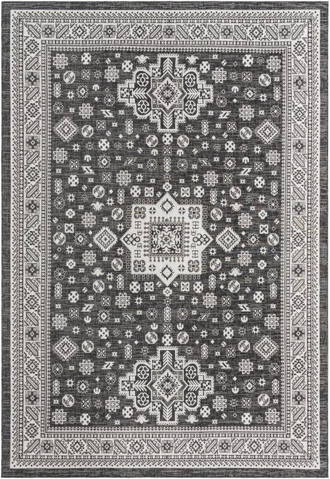 Detail image of 10' x 14' Easy-Clean Aztec Indoor / Outdoor Rug