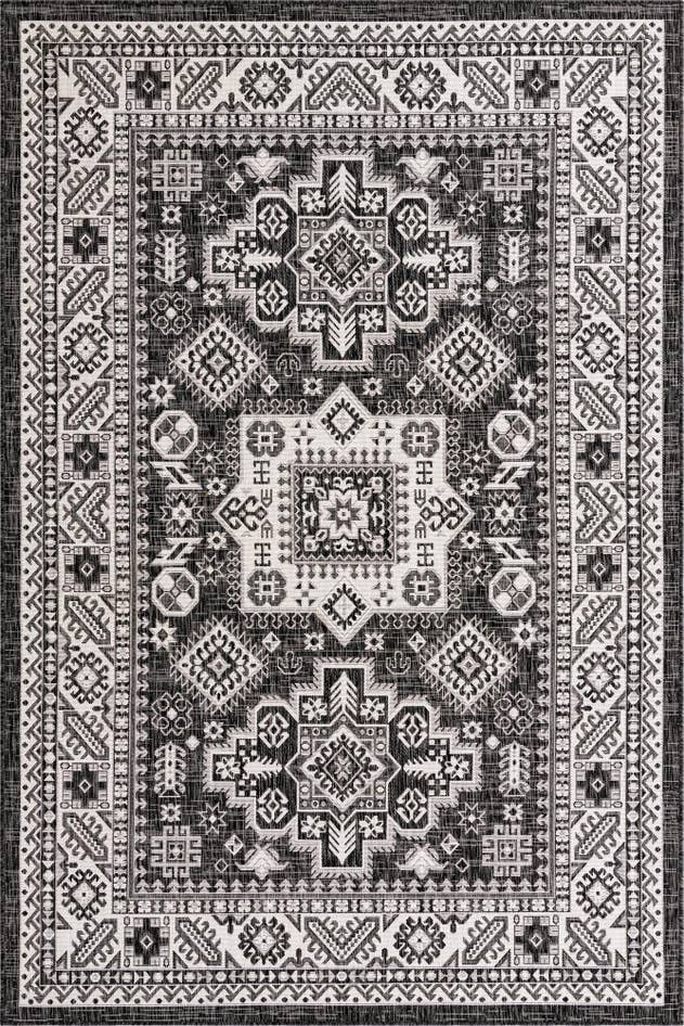 Detail image of 6' x 9' Easy-Clean Aztec Indoor / Outdoor Rug