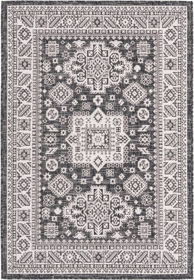 Detail image of 4' x 6' Easy-Clean Aztec Indoor / Outdoor Rug