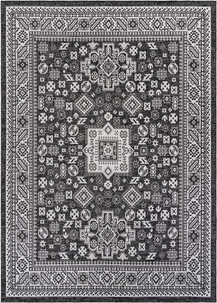 7' 10 x 10' Easy-Clean Aztec Indoor / Outdoor Rug
