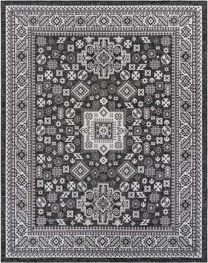 7' 10 x 10' Easy-Clean Aztec Indoor / Outdoor Rug
