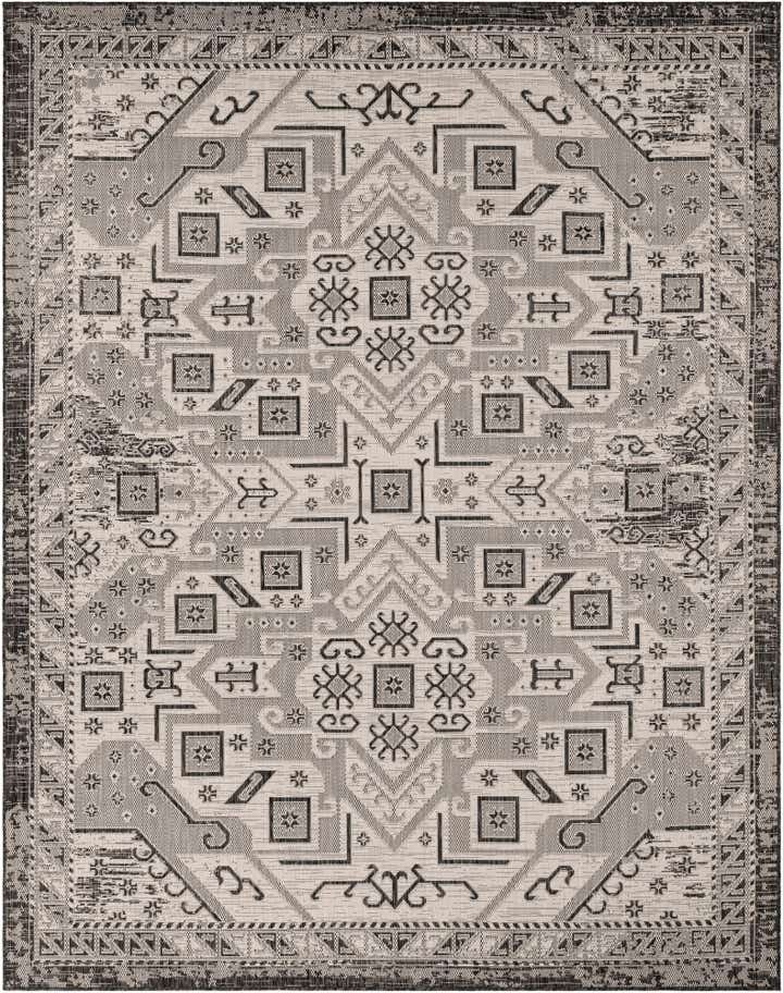 7' 10 x 10' Easy-Clean Aztec Indoor / Outdoor Rug