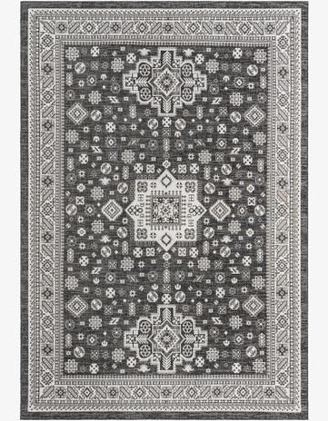 10' x 14' Easy-Clean Aztec Indoor / Outdoor Rug