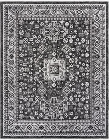 7' 10 x 10' Easy-Clean Aztec Indoor / Outdoor Rug