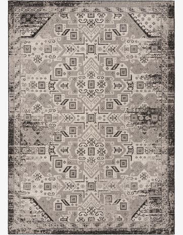 10' x 14' Easy-Clean Aztec Indoor / Outdoor Rug