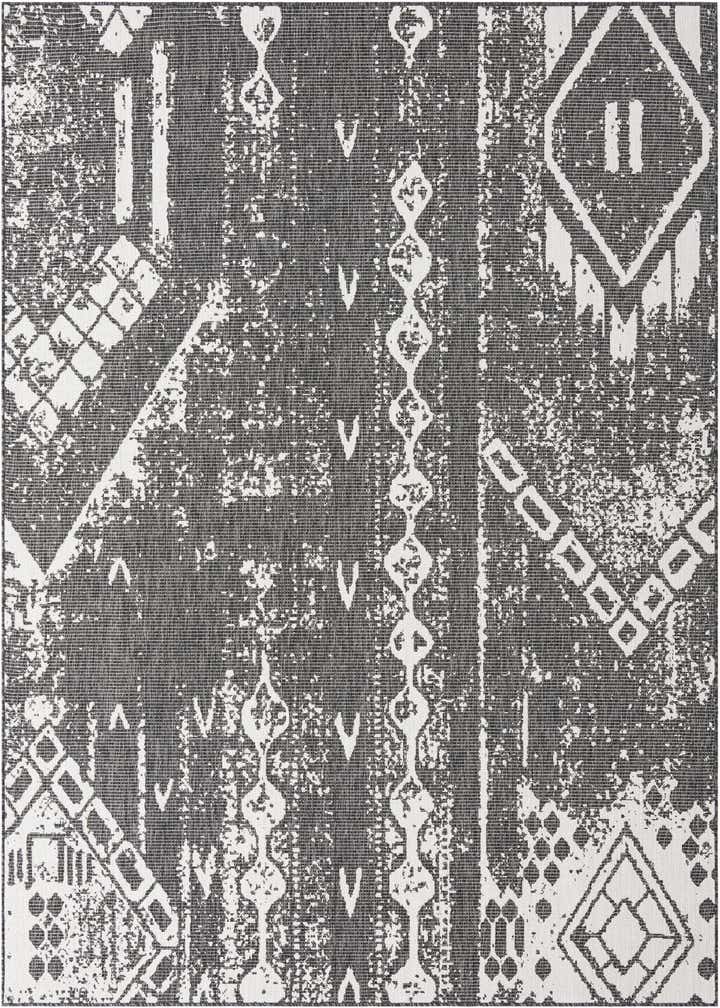 7' 10 x 10' Easy-Clean Bohemian Indoor / Outdoor Rug
