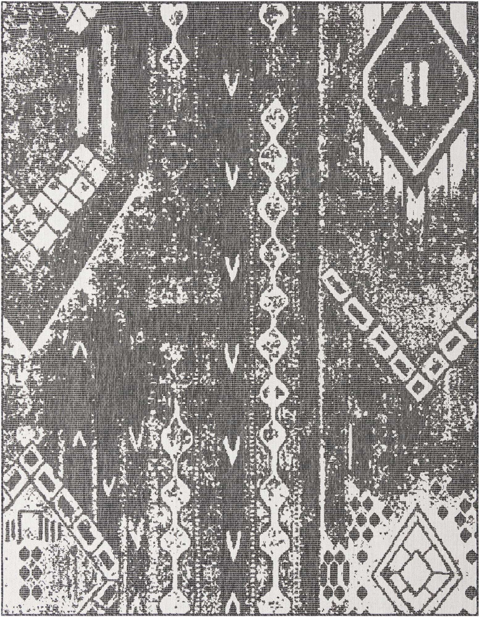 7' 10 x 10' Easy-Clean Bohemian Indoor / Outdoor Rug