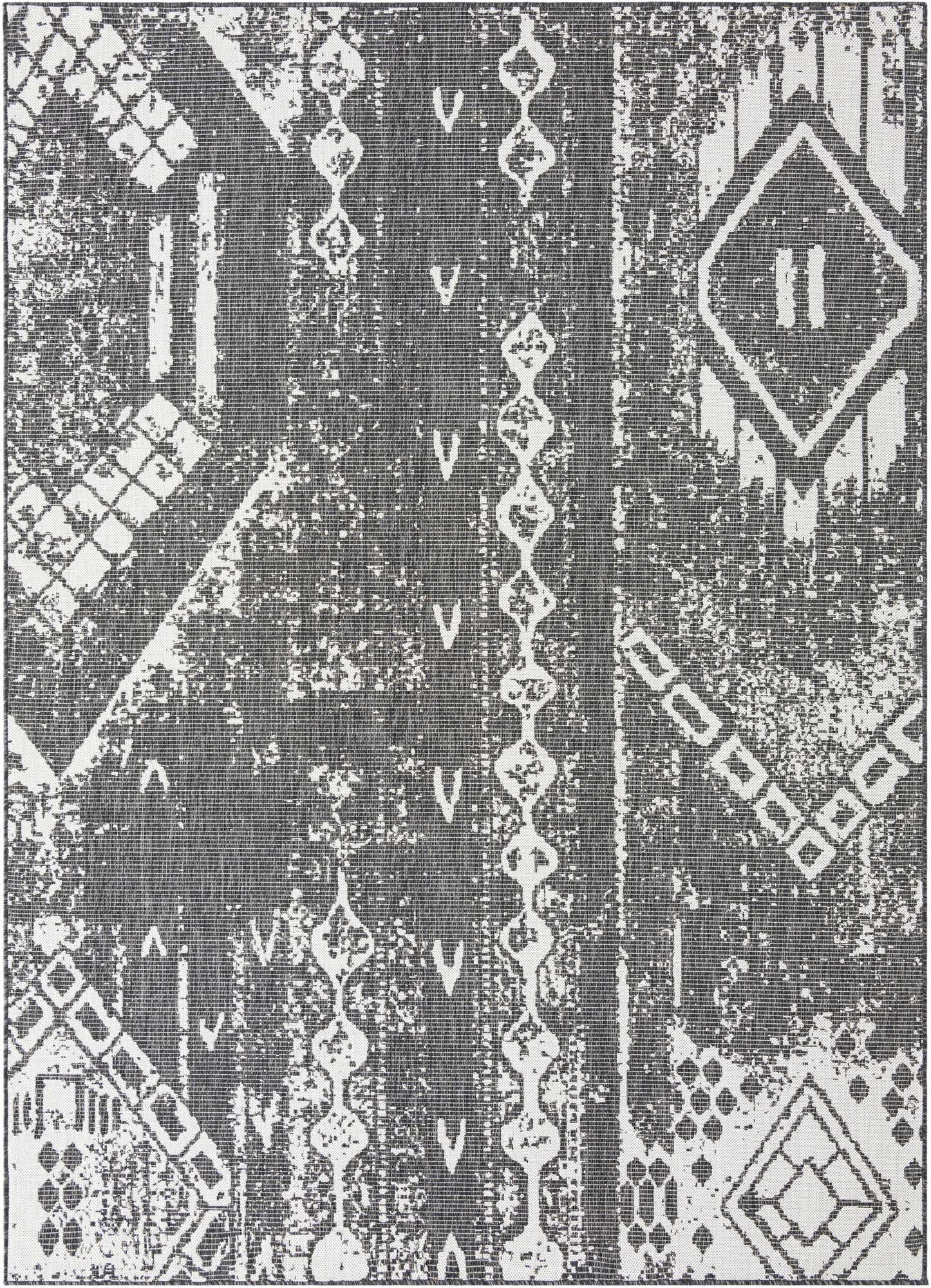 7' x 10' Easy-Clean Bohemian Indoor / Outdoor Rug