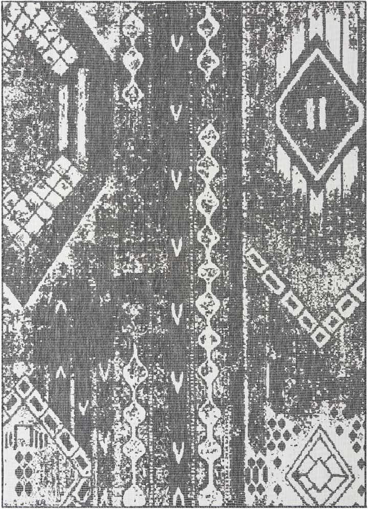 7' x 10' Easy-Clean Bohemian Indoor / Outdoor Rug
