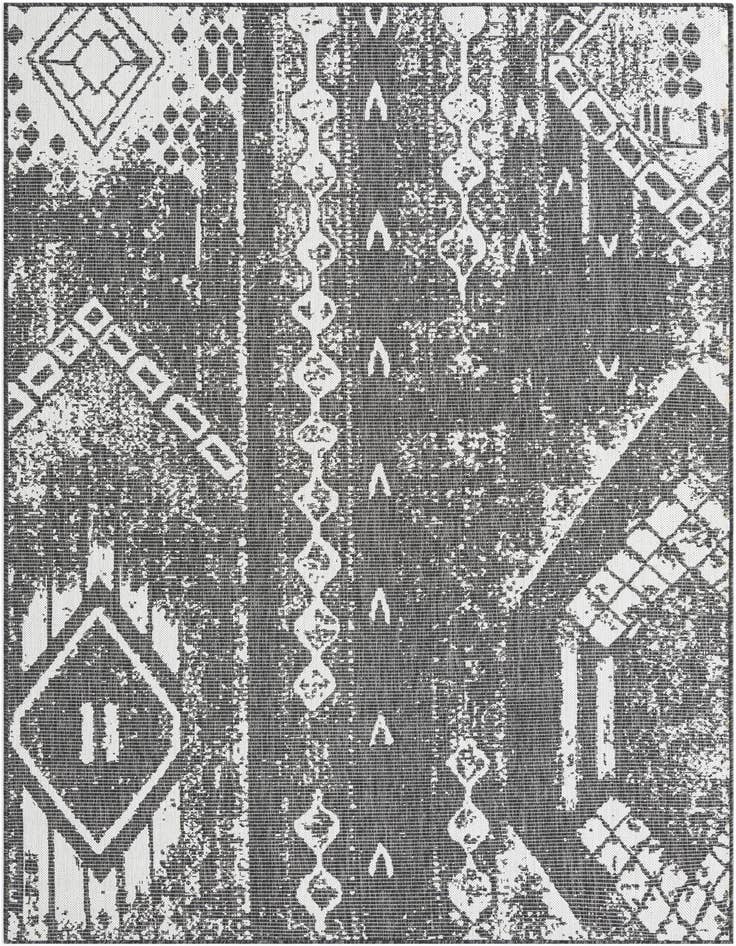 Detail image of 6' x 9' Easy-Clean Bohemian Indoor / Outdoor Rug