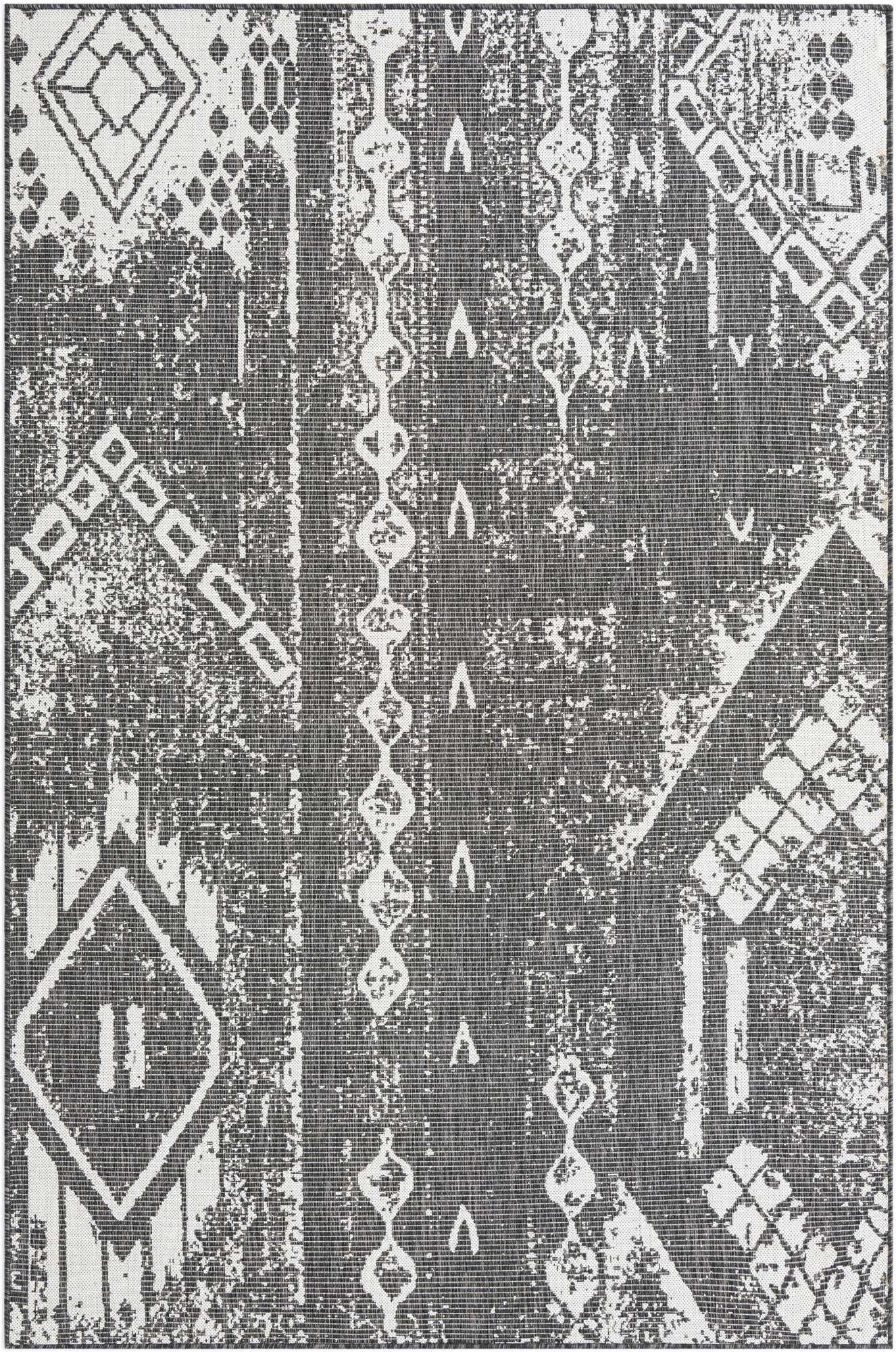6' x 9' Easy-Clean Bohemian Indoor / Outdoor Rug