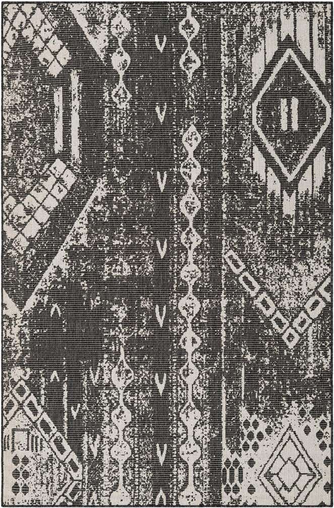5' 3 x 8' Easy-Clean Bohemian Indoor / Outdoor Rug