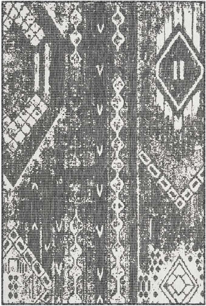 4' x 6' Easy-Clean Bohemian Indoor / Outdoor Rug