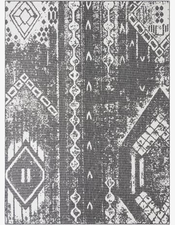 10' x 13' Easy-Clean Bohemian Indoor / Outdoor Rug