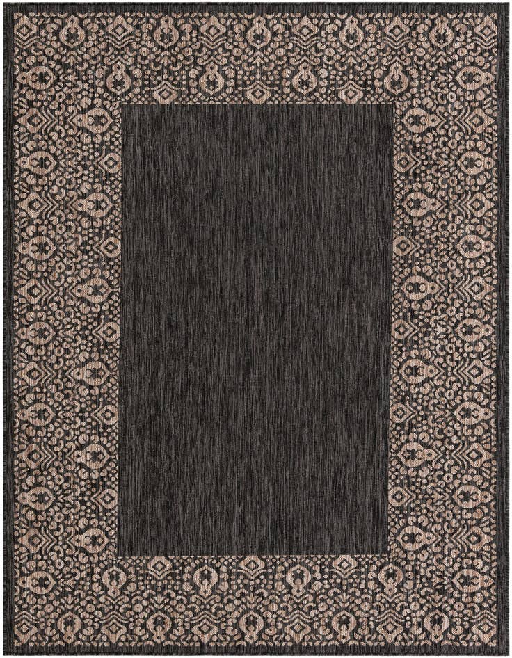Detail image of 6' x 9' Easy-Clean Border Indoor / Outdoor Rug