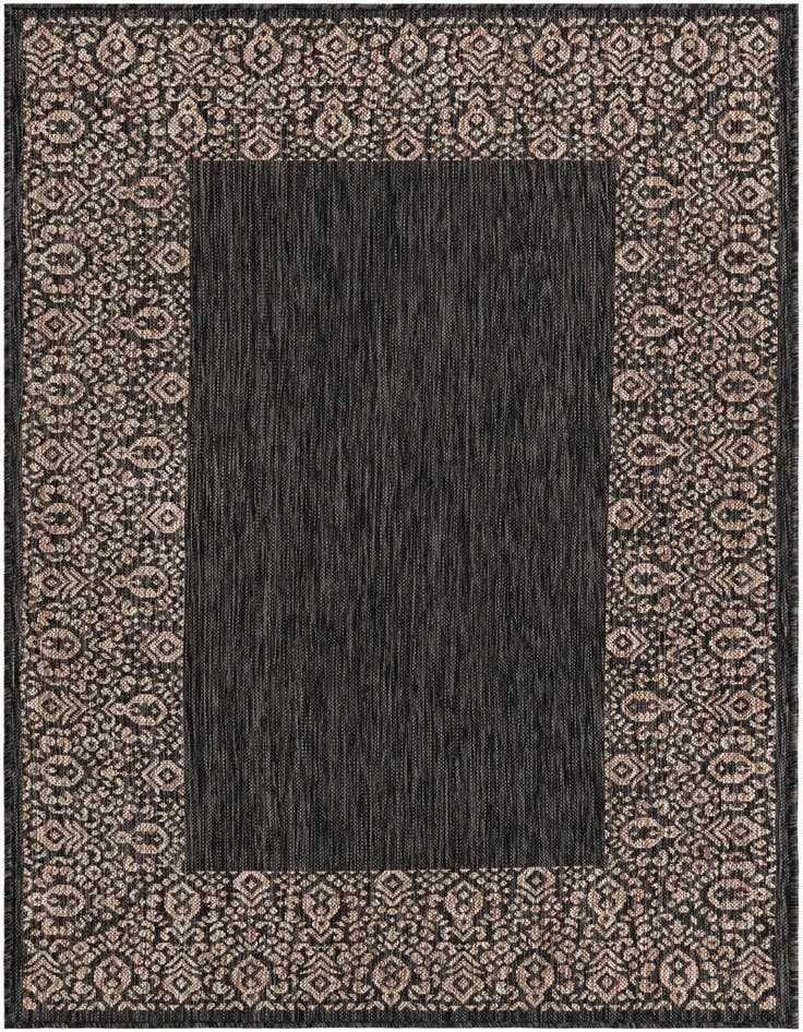 Detail image of 4' x 6' Easy-Clean Border Indoor / Outdoor Rug