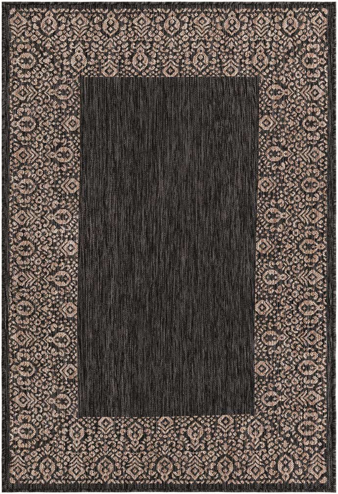 4' x 6' Easy-Clean Border Indoor / Outdoor Rug