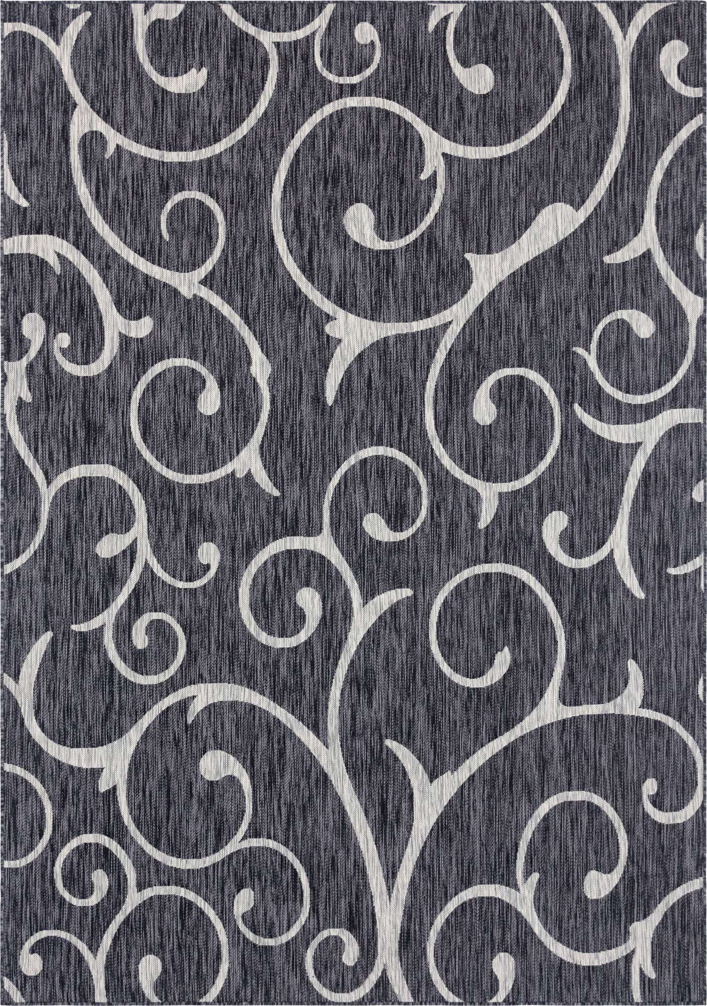 7' 10 x 11' Easy-Clean Botanical Indoor / Outdoor Rug