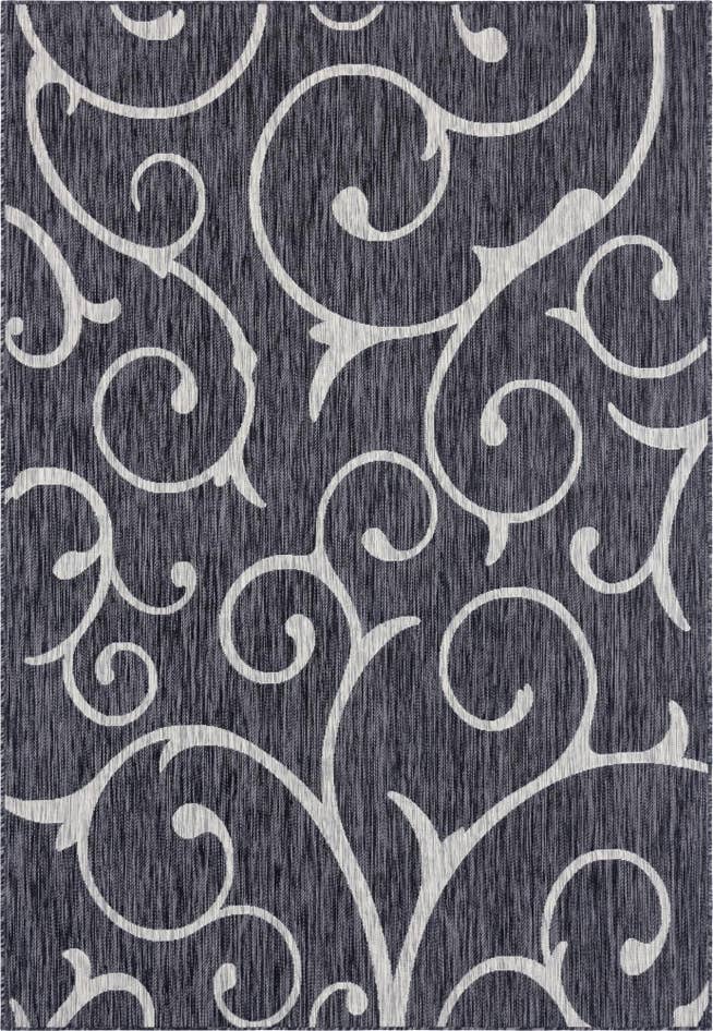 Detail image of 7' x 10' Easy-Clean Botanical Indoor / Outdoor Rug