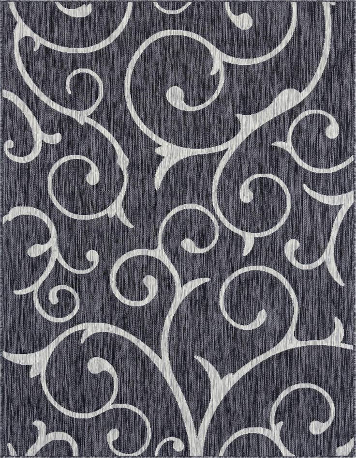Detail image of 6' x 9' Easy-Clean Botanical Indoor / Outdoor Rug