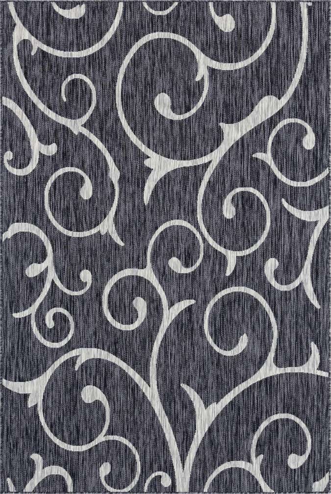 6' x 9' Easy-Clean Botanical Indoor / Outdoor Rug